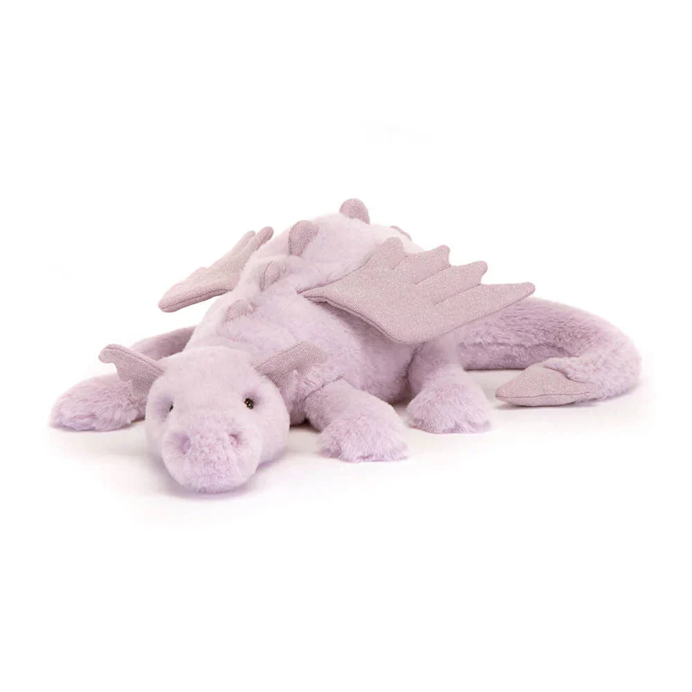 Pluche Drakenknuffel met Vleugeltjes voor Kinderen | Zacht Decoratief Knuffelbeest Kinderkamer Dragon | Sulvida