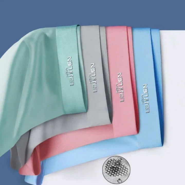 4-Pack Ademende Herenboxers Vochtafvoerend Comfort Stretch Onderbroek Dagelijks Gebruik Multipack Set | Sulvida