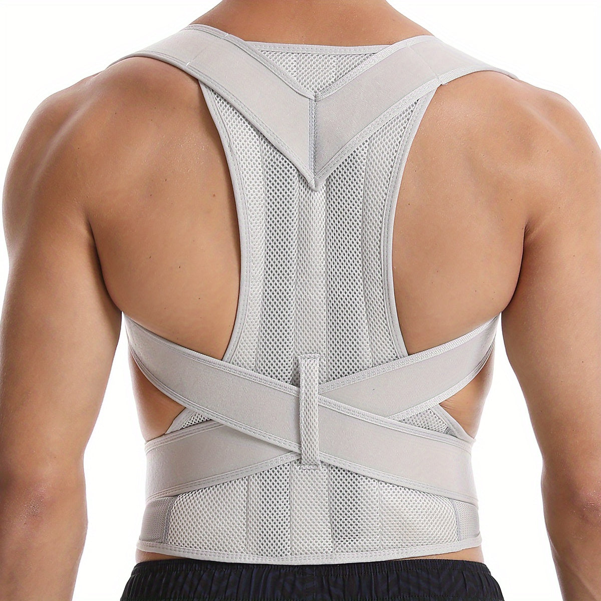 Verstelbare Rugbrace voor Verbeterde Houding S-XXL Ademend Neopreen Lendensteun Draagbaar Orthopedisch | Sulvida