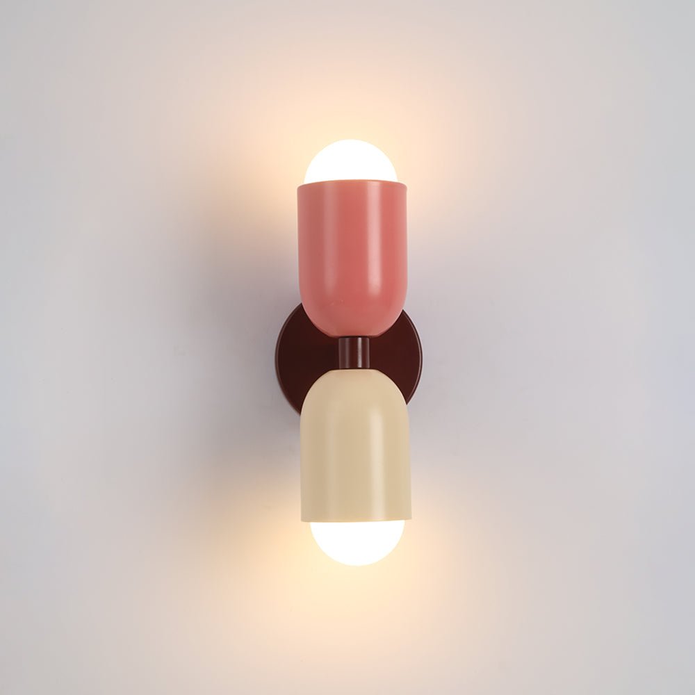 Metalen wandlamp met E27 fitting warm wit licht sfeervol voor woonkamer slaapkamer eetkamer modern design | Sulvida