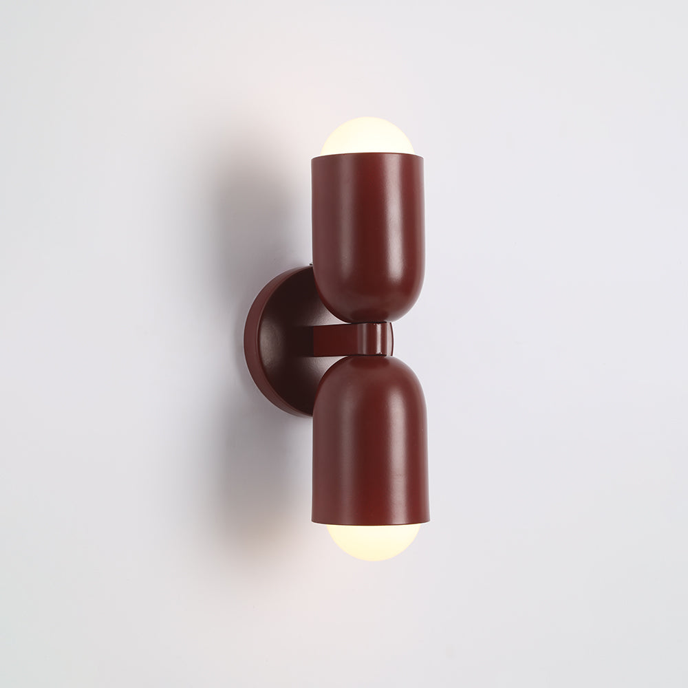 LED Wandlamp Metaal Twee Lichtpunten Decoratief Slaapkamer Woonkamer Wand Verlichting Modern Design Interieur | Sulvida