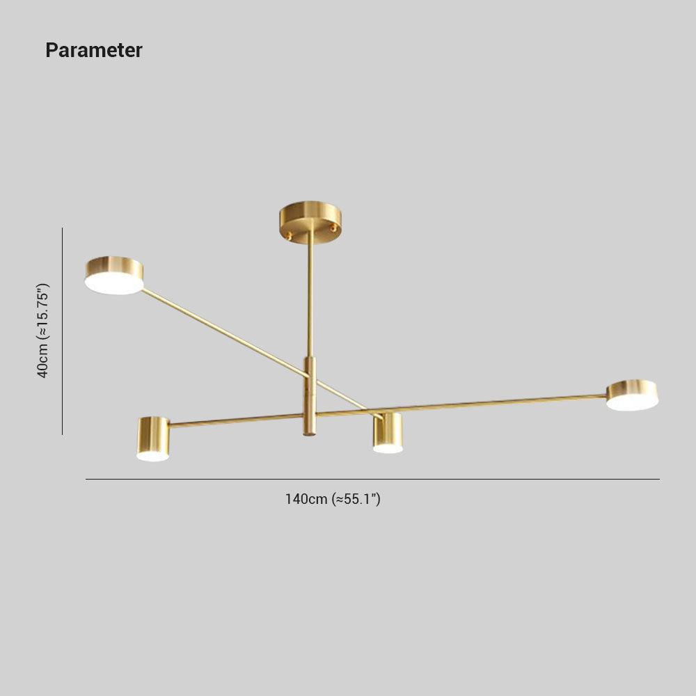 Industriële Hanglamp Metaal Zwart Goud LED Takstructuur Woonkamer Slaapkamer Modern Design Plafondlamp | Sulvida