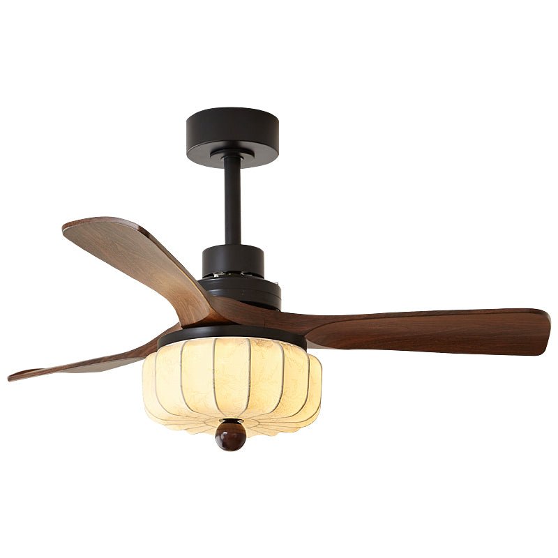 Plafondventilator met Verlichting Vintage Stijl 3 Maten Afstandsbediening 6 Snelheden LED Slaapkamer | Sulvida