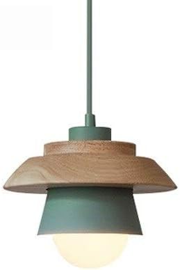 Scandinavische Hanglamp Hout Aluminium Zwart Roze Groen Grijs Wit E27 Lichtpunt Design Binnenverlichting | Sulvida