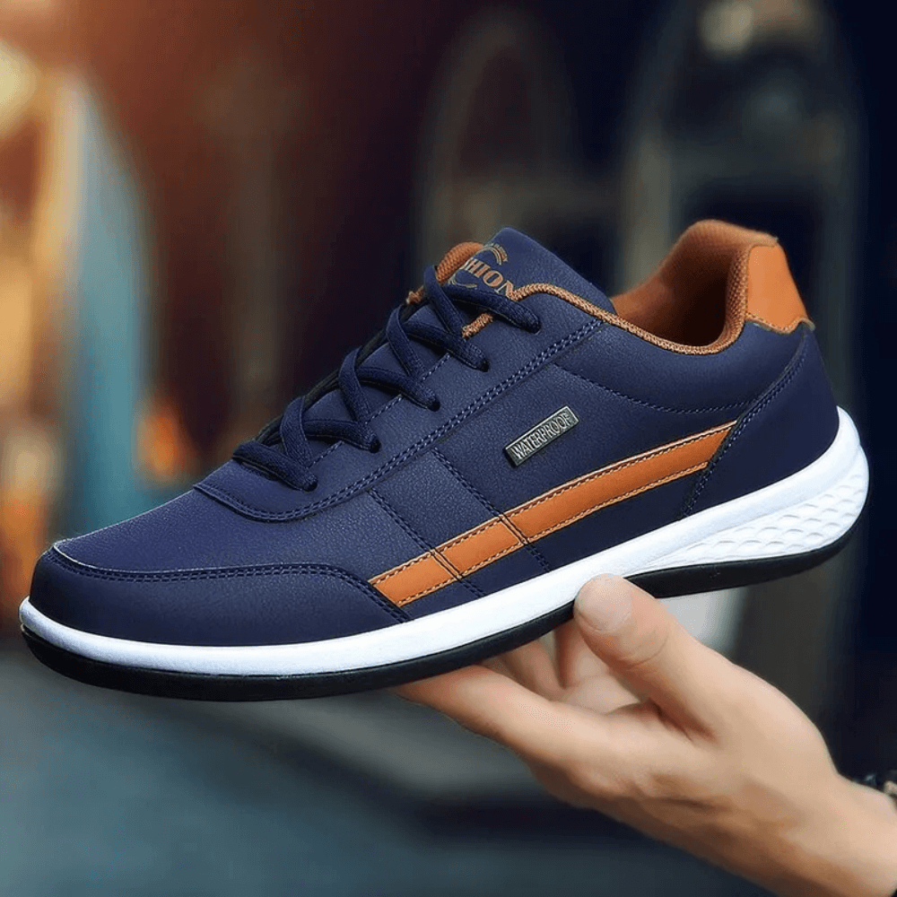 Comfortschoen Heren Orthopedisch Ergonomisch Steunzool Demping Zwart Blauw Wit Dagelijks Gebruik Wandelen | Sulvida