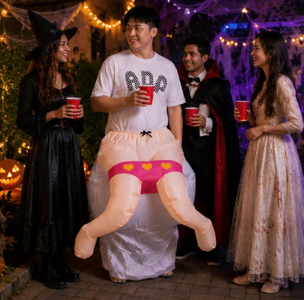 Opblaasbaar Toilet Kostuum voor Volwassenen – Carnaval Party Outfit Feestpak Humor Grappig Verkleedpak | Sulvida