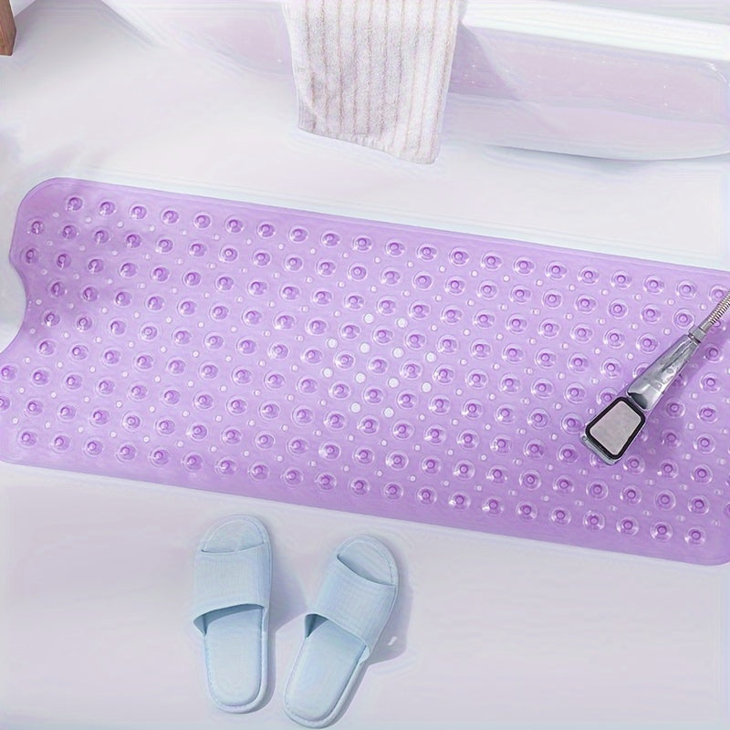 Badmat Antislip Extra Lang 101×40 cm met Zuignappen voor Bad en Douche Veilig Hygiënisch Badkameraccessoire | Sulvida