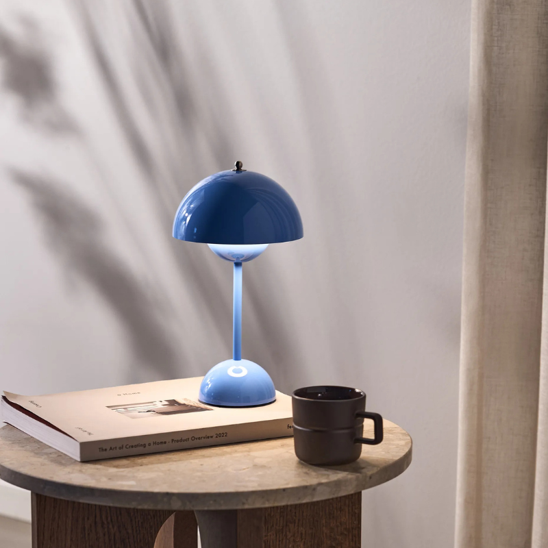 Metalen tafellamp met dimfunctie retro bloemvorm 30 cm decoratief sfeerlicht woonkamer slaapkamer nachtkastje | Sulvida