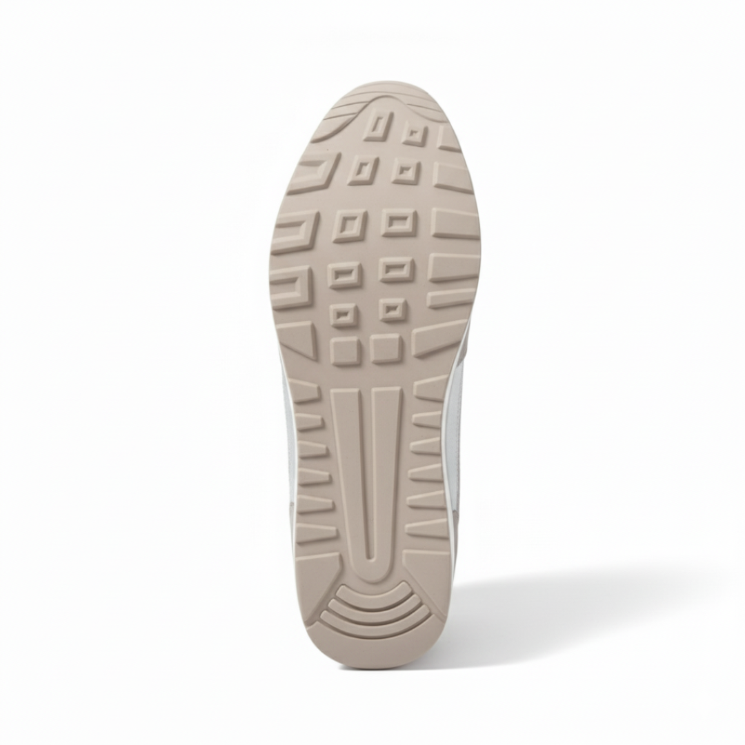 Wandelschoenen Dames PU Leer Zijrits Lichtgewicht Orthopedisch Beige Grijs Groen Blauw Ademend Comfortabel | Sulvida