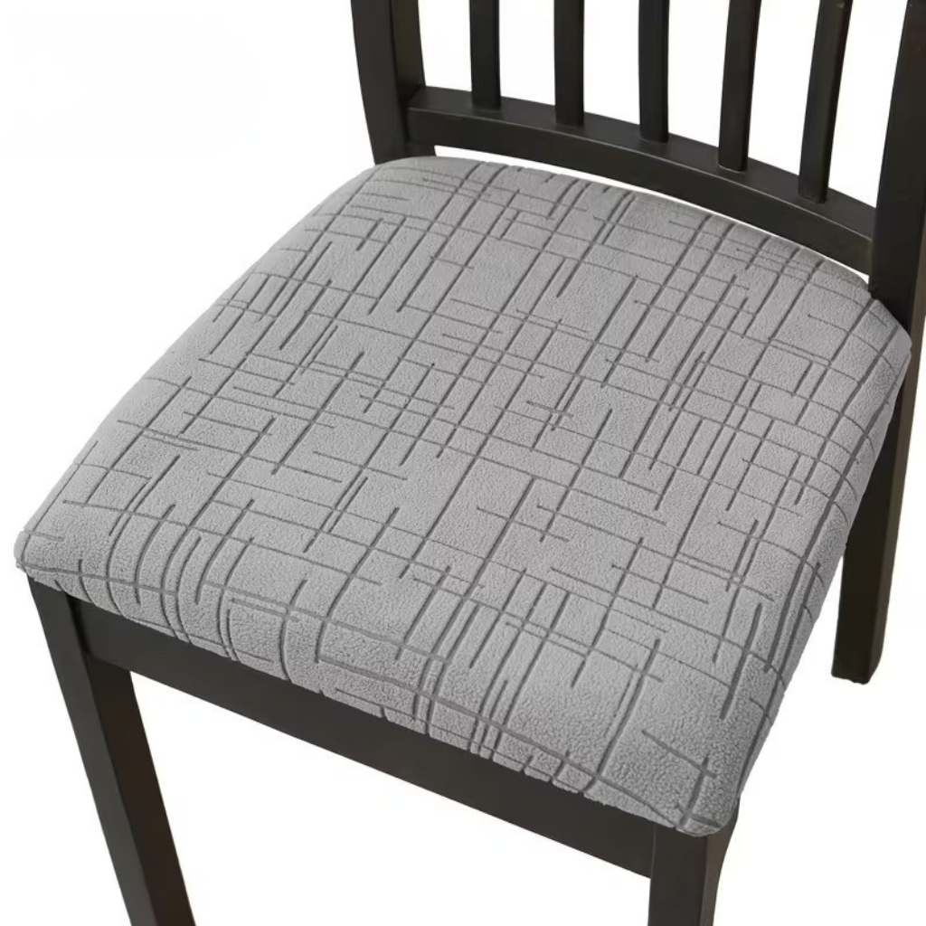 Housses de chaise extensibles pour protection de chaises de salle à manger, souples et confortables, en beige, kaki, gris, noir et vert | Sulvida