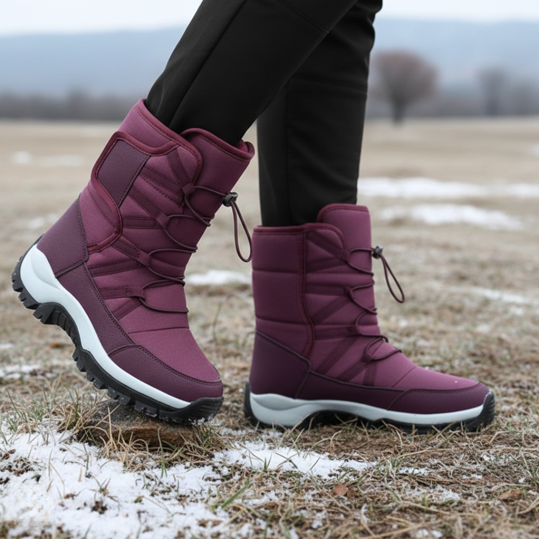 Waterdichte Winterlaarzen Gevoerd met Antislip Zool voor Sneeuw en Ijs Warm Comfortabel Dames Heren Unisex | Sulvida