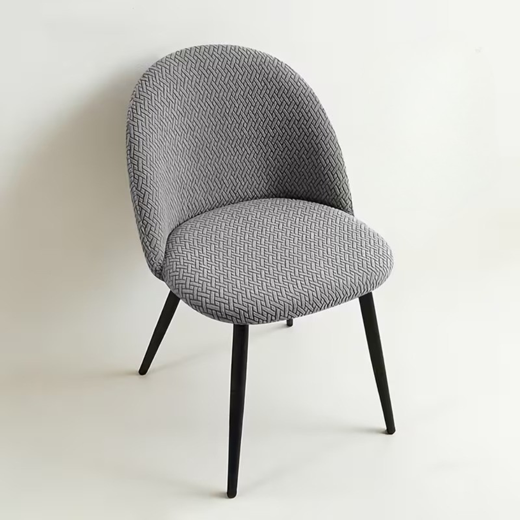 Lot de housses de chaise élastiques extensibles, modernes, unies, pour salle à manger, extensibles et protectrices | Sulvida