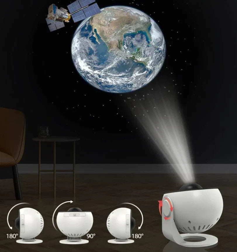 Sterrenprojector Galaxy Projector met 13 Verwisselbare Discs – Verwisselbare Projectiebol voor Kamer Sfeerverlichting Slaapkamer Universum Planetarium Hemel | Sulvida