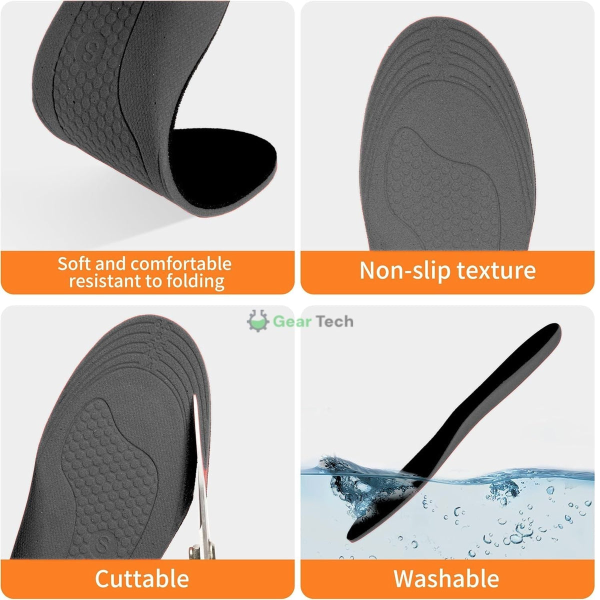 Verwarmde Inlegzolen Oplaadbaar Voetverwarming Winterschoenen Inlegzool USB Herfst Winter Schoenzolen | Sulvida
