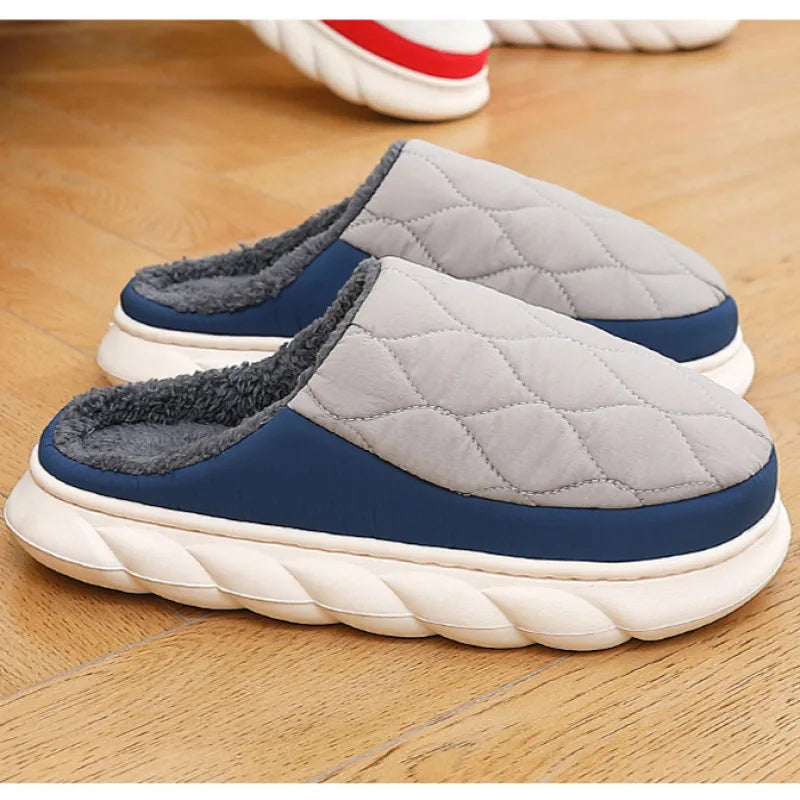 Waterbestendige Warme Winterpantoffels Heren met Antislipzool en Gevoerde Binnenkant voor Indoor en Outdoor | Sulvida