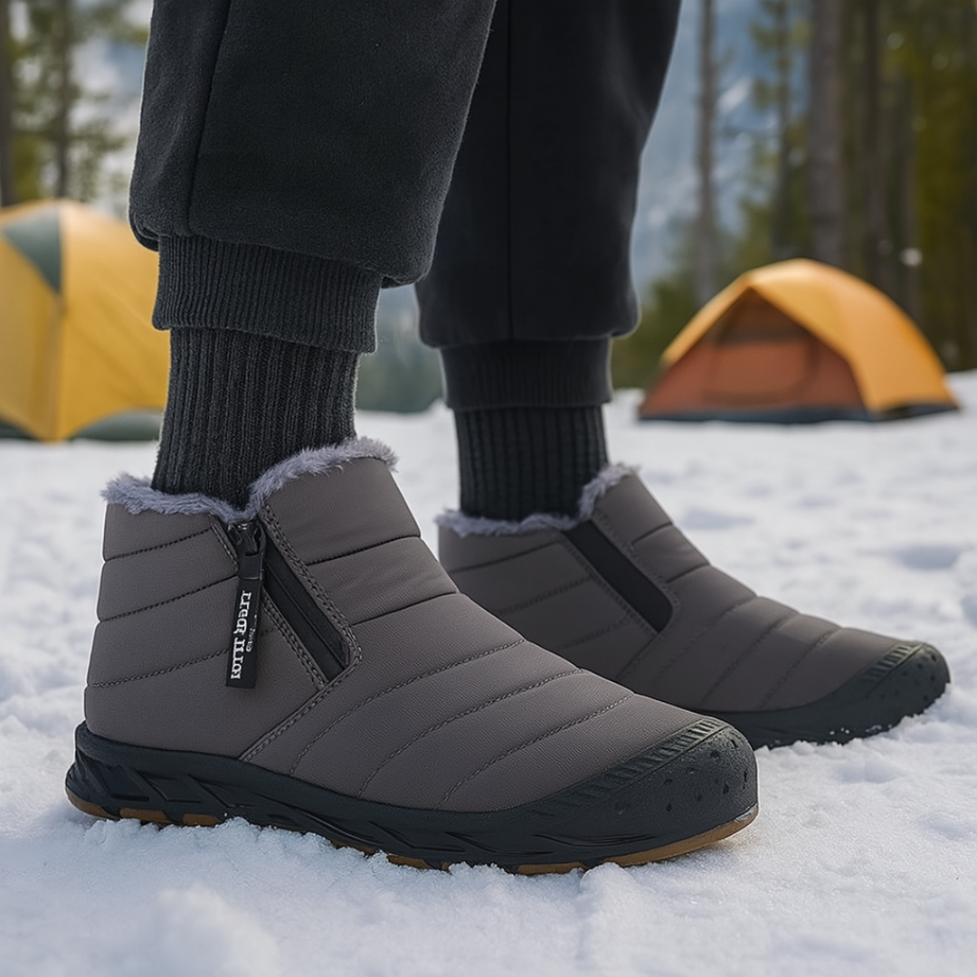Waterdichte Winterlaarzen met Fleecevoering en Ritssluiting voor Heren en Dames Outdoor Wandelschoeisel Snow Boots | Sulvida