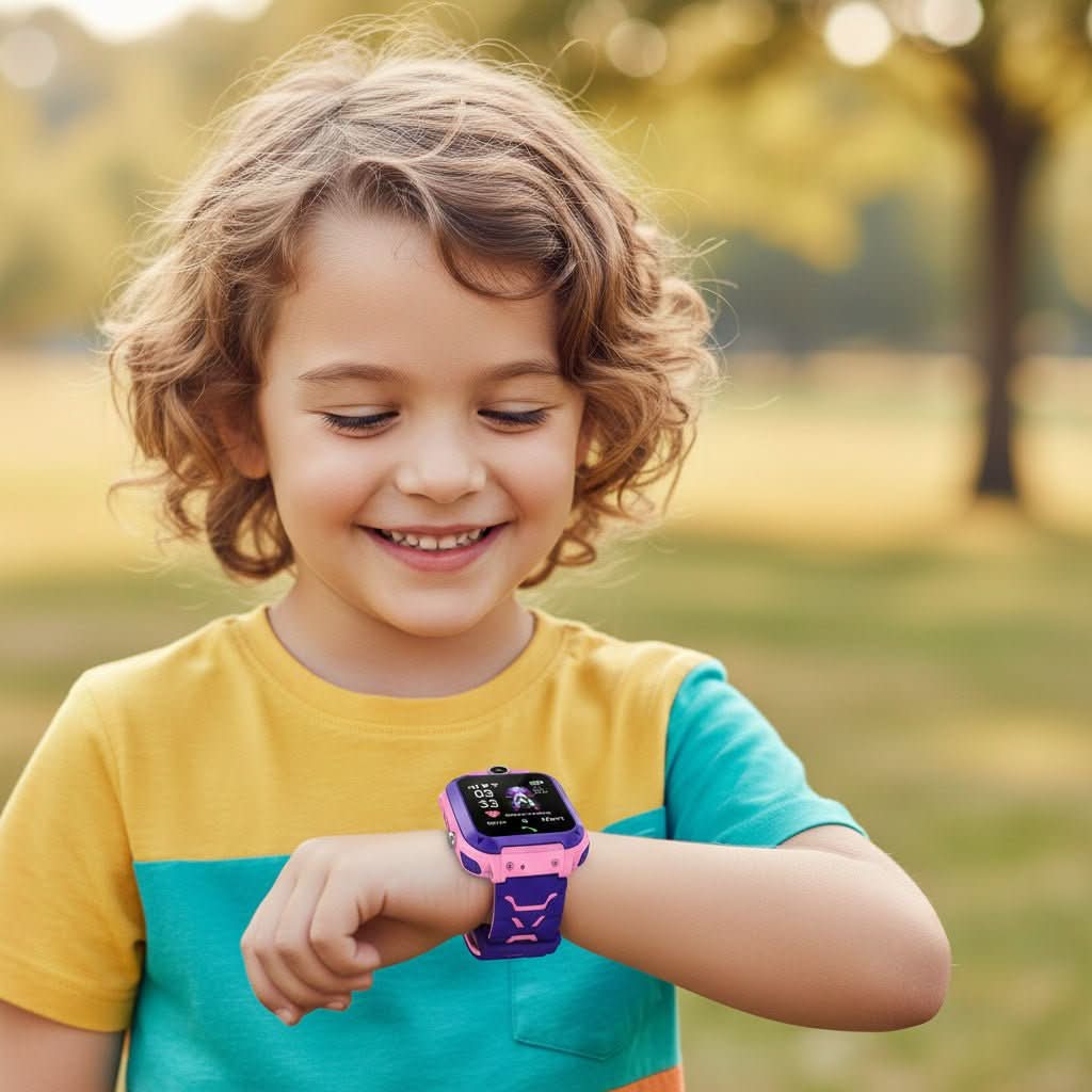 Montre connectée GPS pour enfants, avec appels et alertes d’urgence · Sécurité, communication et géolocalisation | Sulvida