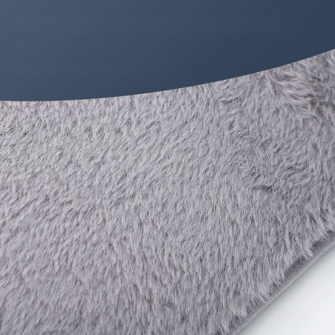 Verwarmingsgordel USB-C met 3 Standen voor Buik en Rug Warmtetherapie Verstelbaar Fluweel Grijs Thuisgebruik | Sulvida