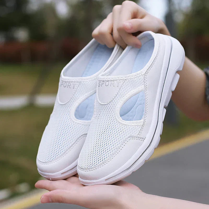 Orthopedische Instappers met Open Hiel – Ademend Mesh Comfort voor Binnen en Buiten | Sulvida