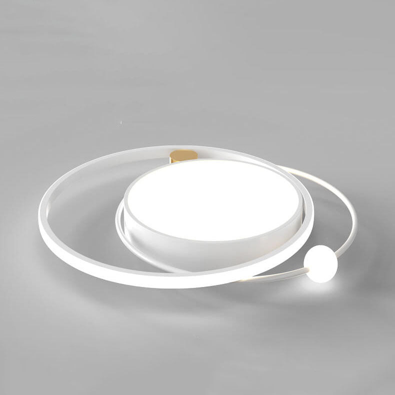 Ronde LED Plafondlamp Scandinavisch Minimalistisch Design Ø50-61cm Sfeervol Licht Woonkamer Slaapkamer Keuken | Sulvida