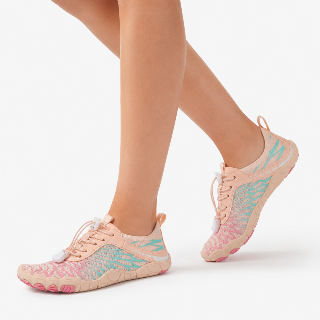 Waterschoenen Unisex Antislip Sneldrogend Zwemschoenen voor Strand Zwembad Watersport Zwart Grijs Roze | Sulvida