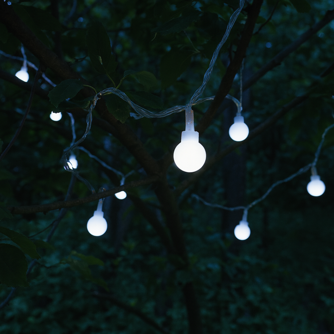 Feestverlichting met 20 LED-lampjes 3 meter – USB of batterij – tuinslinger kerstverlichting warmwit | Sulvida