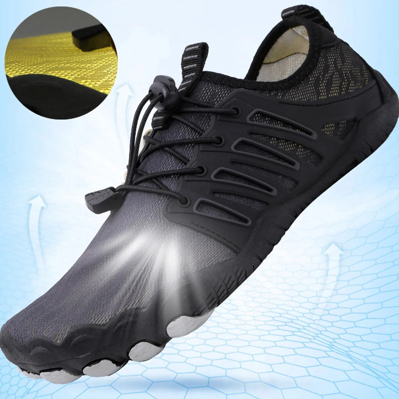 Ergonomische Loopschoenen Brede Pasvorm Natuurlijk Loopgevoel Ademend Wandelschoenen Fitness Sportschoenen | Sulvida