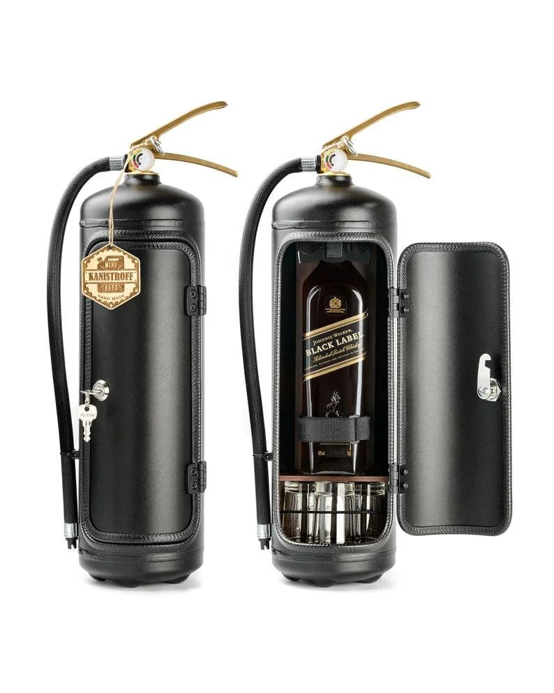 Geheime Bar in Brandblusser Stijl - Verborgen Drankendispenser met Accessoireruimte - Unieke Bar-Accessoire voor Thuis - Metalen Uitvoering | Sulvida