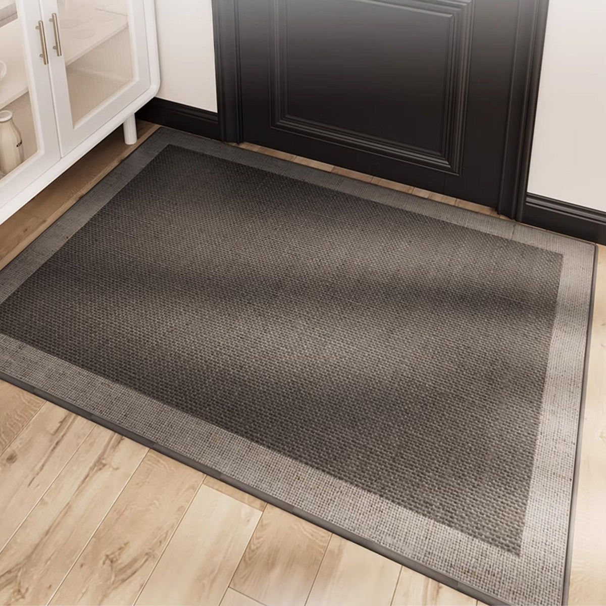 Juten Deurmat met Geweven Rand – Natuurlijk Textiel Entreemat voor Binnen en Buiten – Duurzaam Vloerkleed | Sulvida