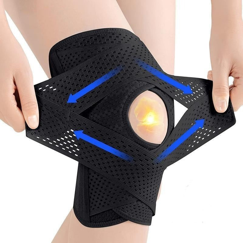 Genouillère réglable avec système de compression pour le sport, la récupération, la stabilité et le maintien au quotidien | Sulvida
