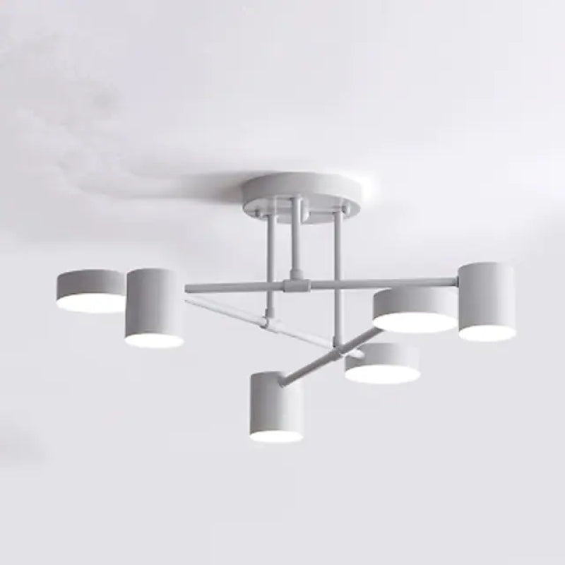 Moderne LED Plafondlamp Staal met Acryl Scandinavisch Design voor Woonkamer Eetkamer Slaapkamer Hal Stijlvol | Sulvida