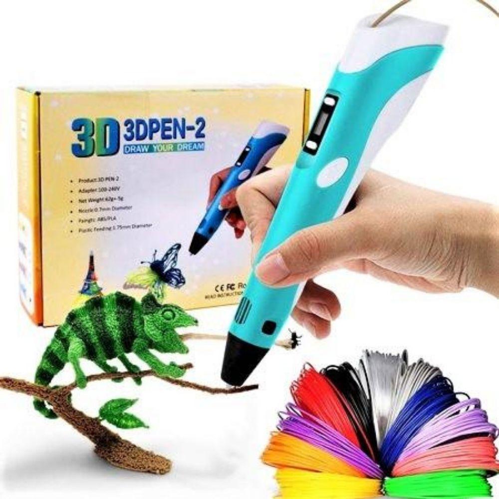 3D-tekenstift creatief speelgoed met PLA-filament 10 kleuren incl USB educatief voor kinderen en volwassenen | Sulvida