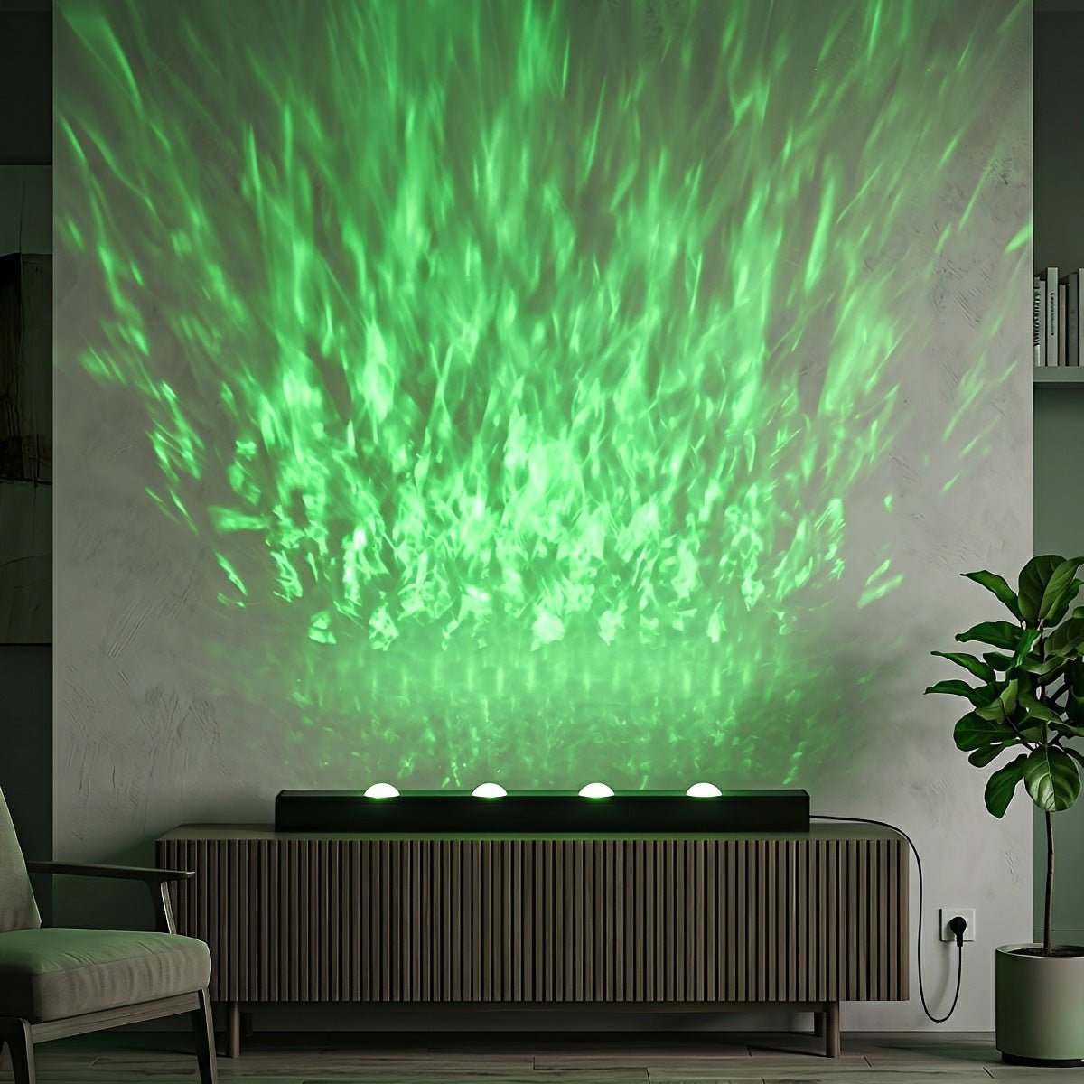 Wandwaslamp LED met Golfeffect en RGBW Kleuren voor Sfeerverlichting Woonkamer Slaapkamer Bar Hal Decoratief | Sulvida