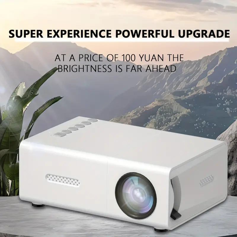 Compacte HD 720P Projector met Snelle Focus HDMI USB WiFi Aansluiting voor Thuisbioscoop Presentaties Beamer | Sulvida