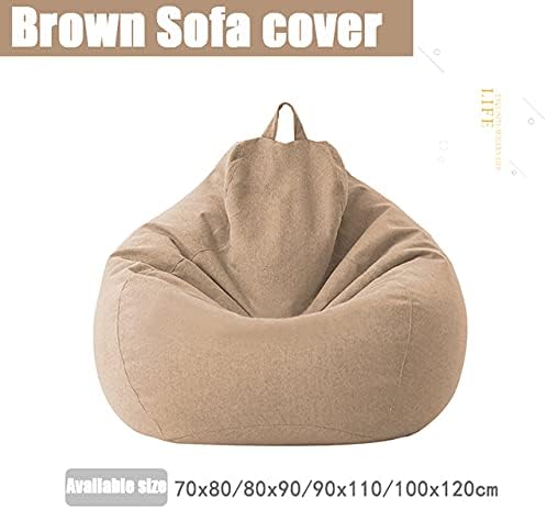Zitzakhoes linnen ergonomisch design loungehoezen zonder vulling polyester afneembaar wasbaar relaxen | Sulvida