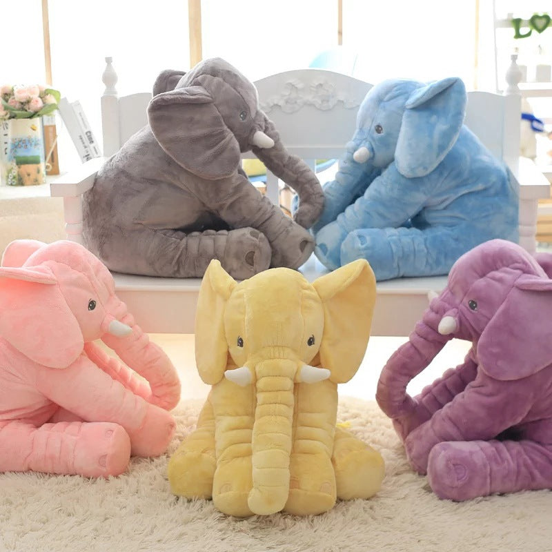 Olifant Knuffelkussen Baby – Zacht Knuffelkussen Pluche voor Rust en Comfort | Sulvida