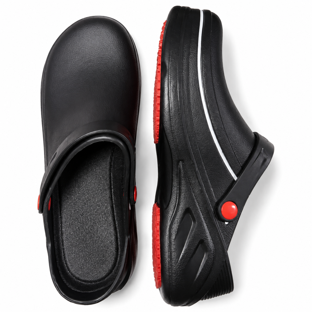 Chaussures de travail imperméables, antidérapantes et résistantes à l’huile pour la cuisine, le bâtiment et la restauration, résistantes aux glissades et à l’humidité | Sulvida