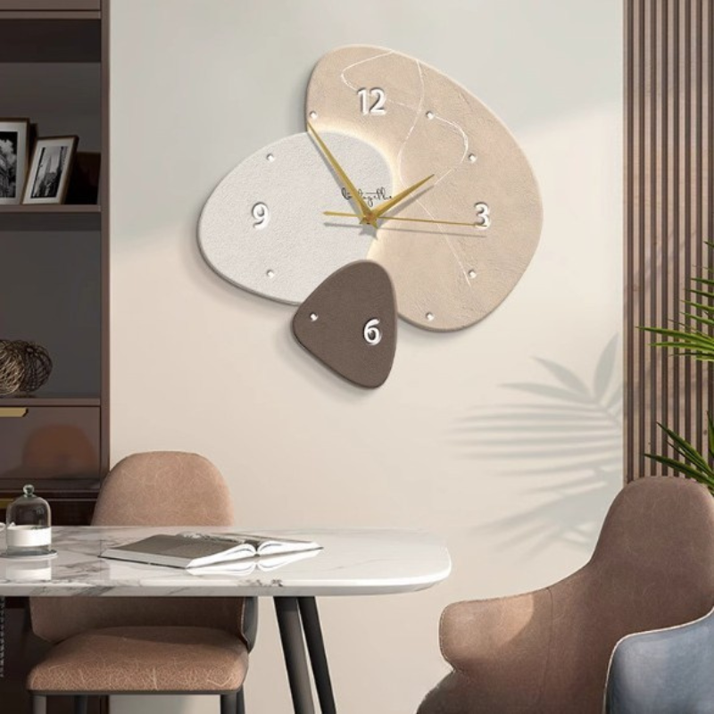 Wandklok Modern Minimalistisch Design Stil Uurwerk Zwart Wit Grijs Woonkamer Kantoor Decoratie Klein Groot | Sulvida