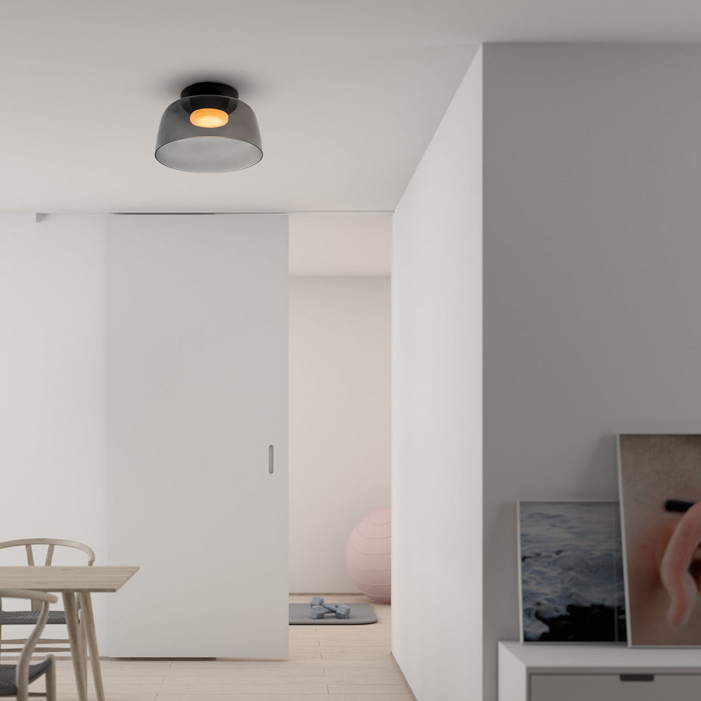 Glazen Plafondlamp Gelaagd Design Meerdere Formaten Warm Wit LED Licht Eetkamer Woonkamer Keuken Slaapkamer | Sulvida