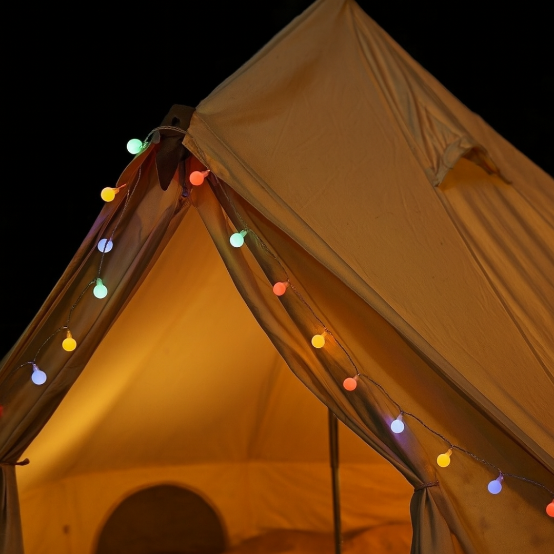 Feestverlichting met 20 LED-lampjes 3 meter – USB of batterij – tuinslinger kerstverlichting warmwit | Sulvida
