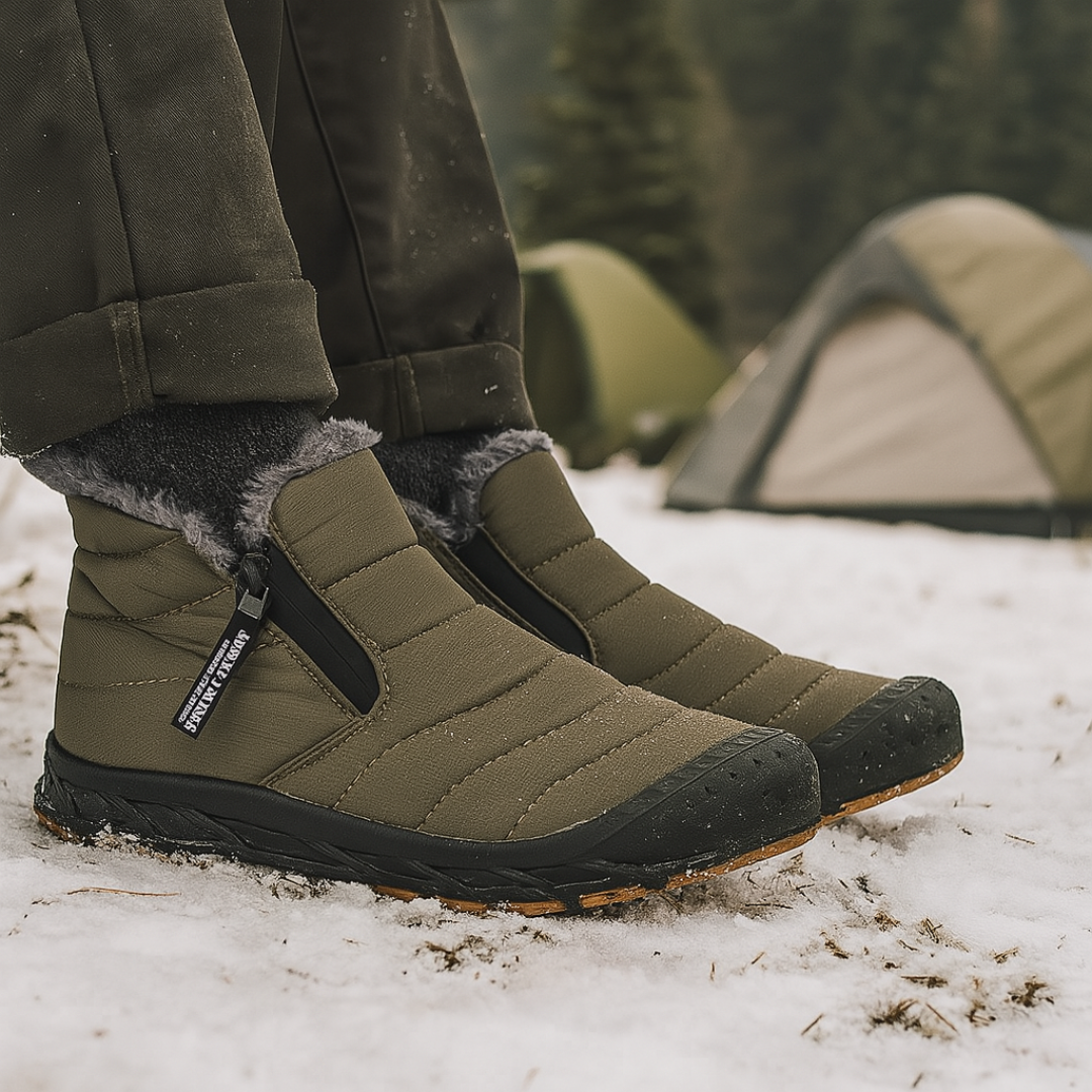 Waterdichte Winterlaarzen met Fleecevoering en Ritssluiting voor Heren en Dames Outdoor Wandelschoeisel Snow Boots | Sulvida