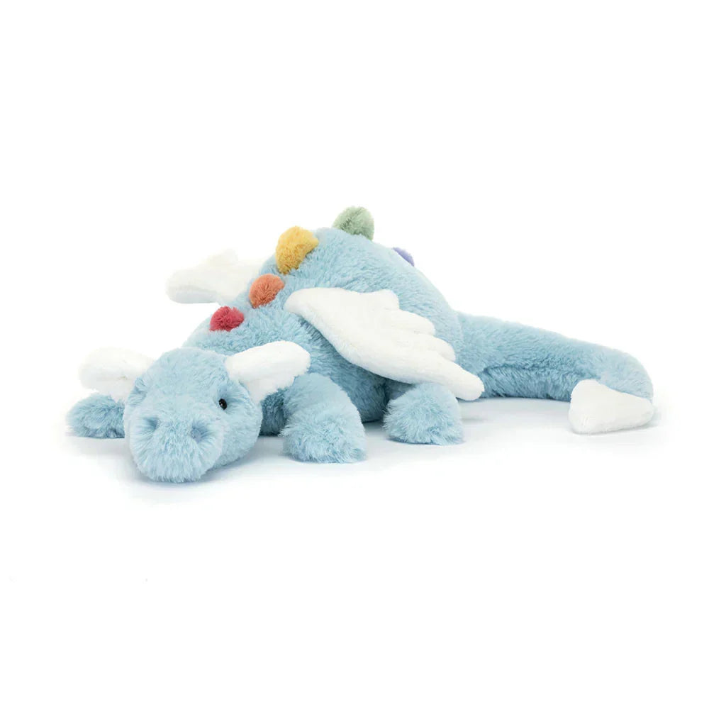 Pluche Drakenknuffel met Vleugeltjes voor Kinderen | Zacht Decoratief Knuffelbeest Kinderkamer Dragon | Sulvida