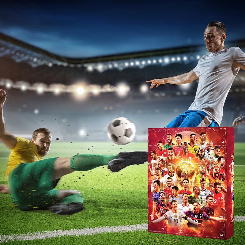 Voetbal Adventskalender met 24 Verrassingen voor Fans Countdown December Feestdagen Sport Speelgoed Cadeau | Sulvida