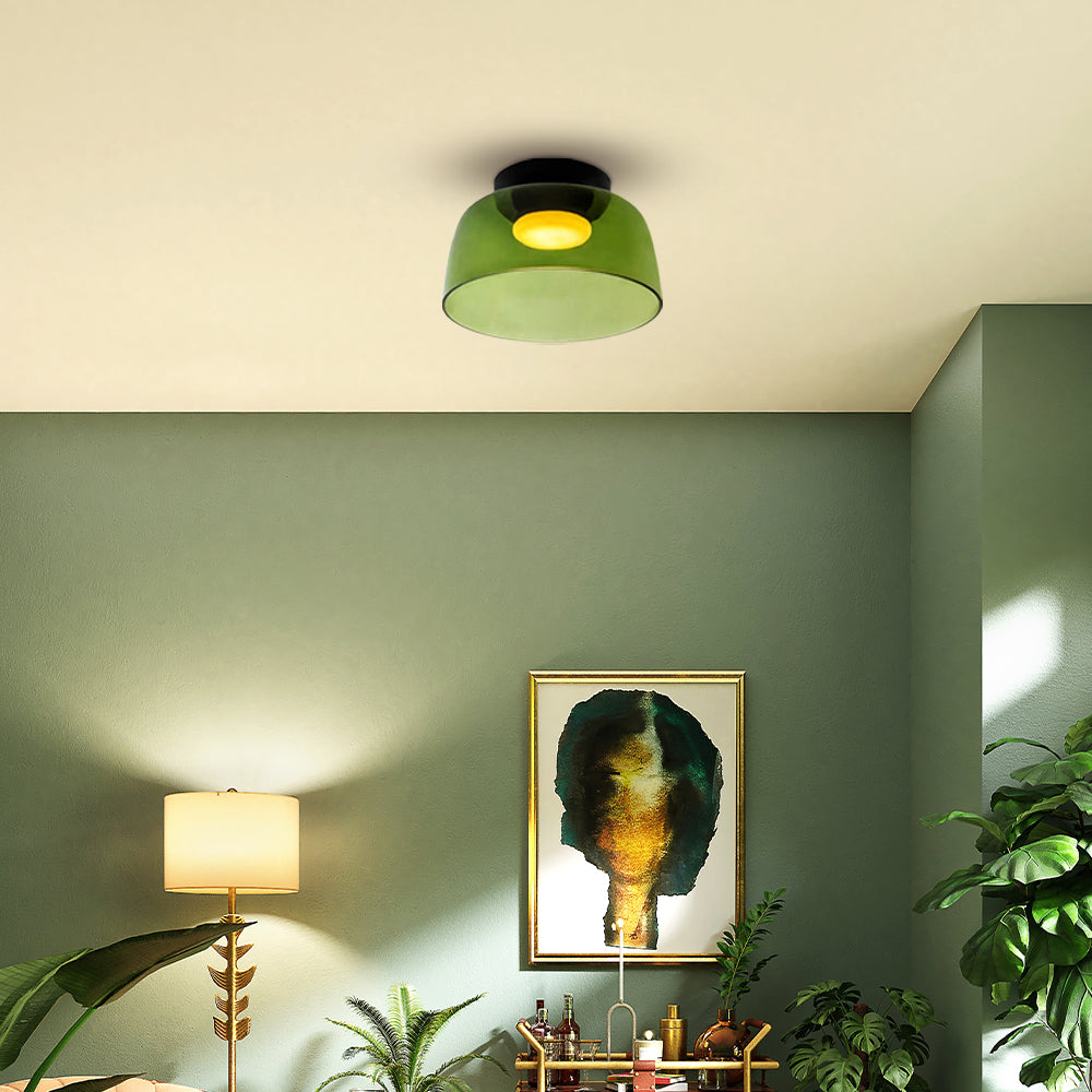 Glazen Plafondlamp Gelaagd Design Meerdere Formaten Warm Wit LED Licht Eetkamer Woonkamer Keuken Slaapkamer | Sulvida
