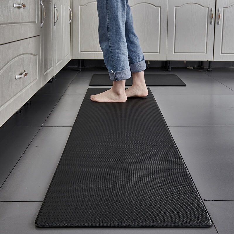 Anti-vermoeidheidsmat Keuken Waterdicht PVC 1cm Dik Antislip Stamat Wasbaar Ruitmotief Comfortabel Staan | Sulvida