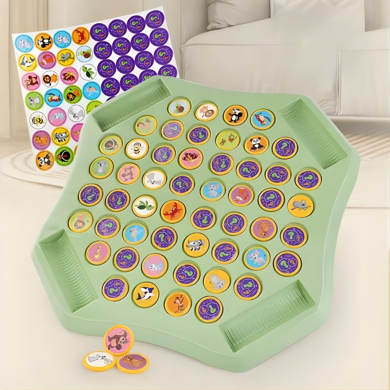 Educatief Geheugenbord Spel voor Kinderen Dieren en Fruit Herkenning Cognitieve Ontwikkeling Leerzaam | Sulvida