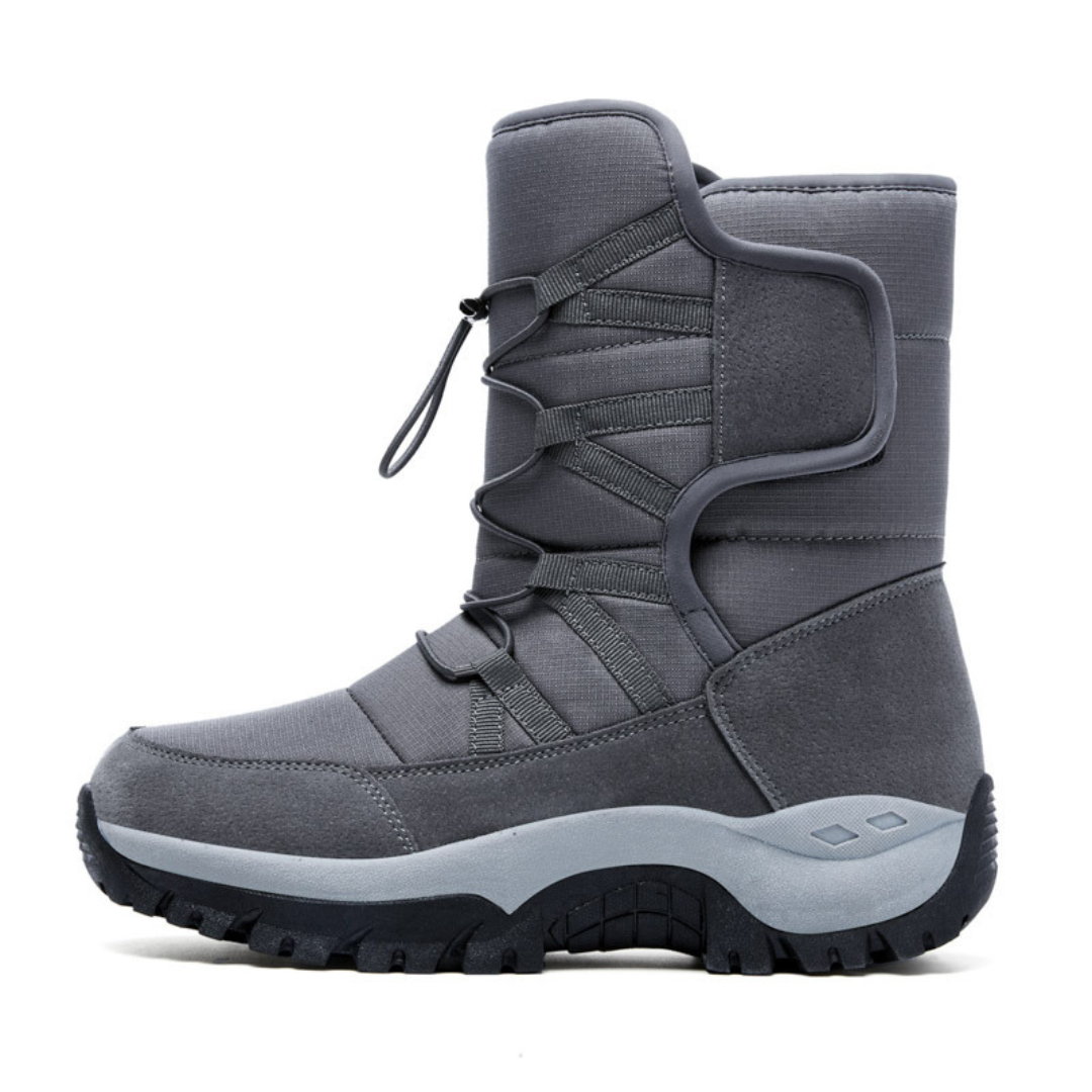 Dames Winterlaarzen Waterdicht Gevoerd Plateauzool Klittenband Warme Snowboots Antislip Comfort Dik Outdoor | Sulvida