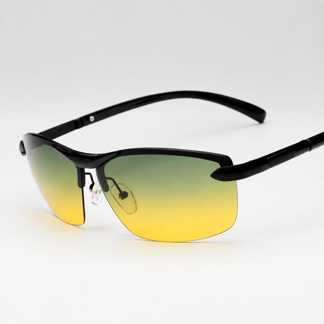 Gepolariseerde sportbril zonder rand UV400 bescherming fotochroom fietsbril hardlopen outdoorsporten | Sulvida