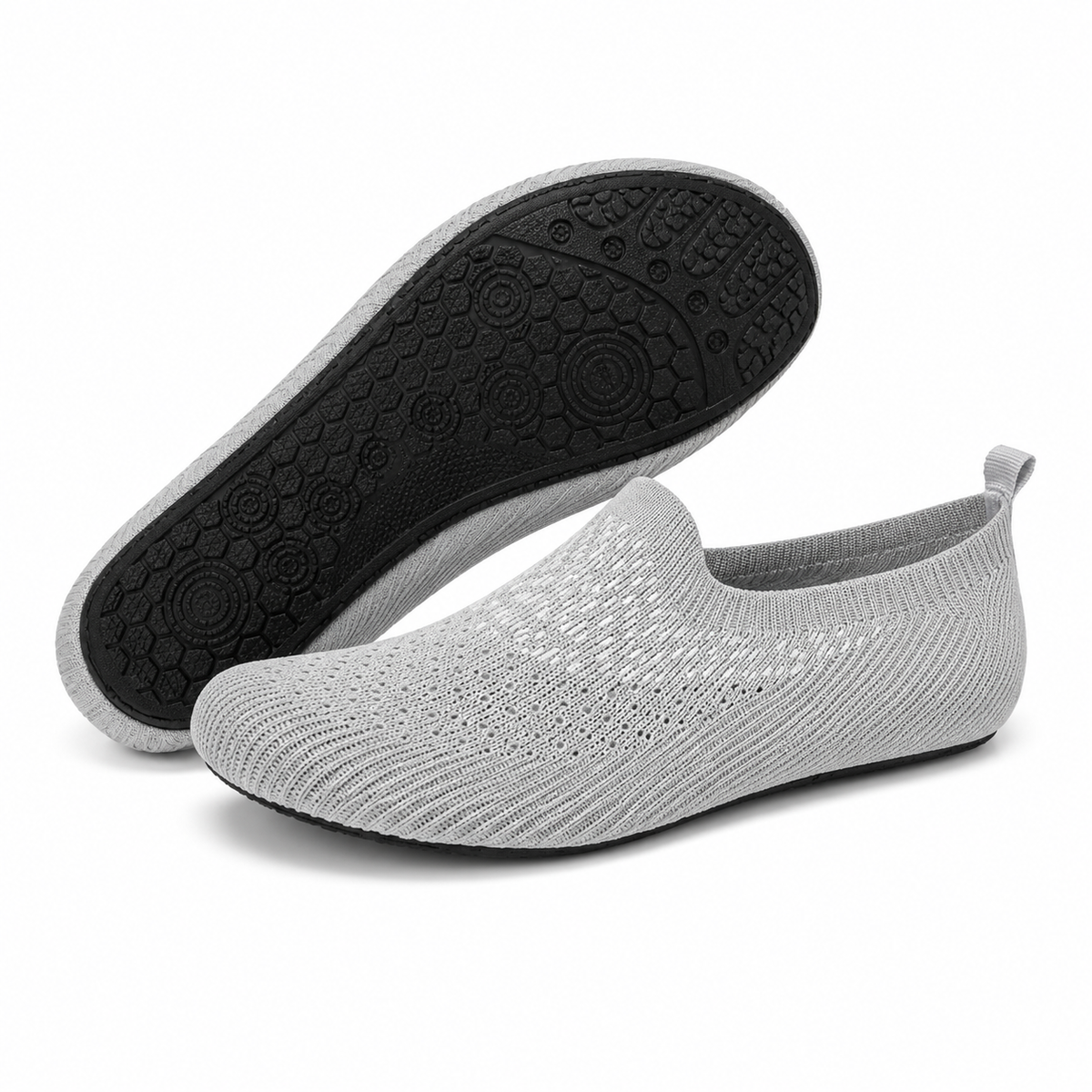 Gebreide Barefoot Instapschoenen Heren Lichtgewicht Ademend Walking Sportschoenen Flexibel Comfortabel | Sulvida