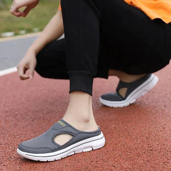 Orthopedische Instappers met Open Hiel – Ademend Mesh Comfort voor Binnen en Buiten | Sulvida